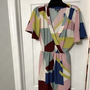 Colour Block Maxi Dress from ModCloth - Size 14